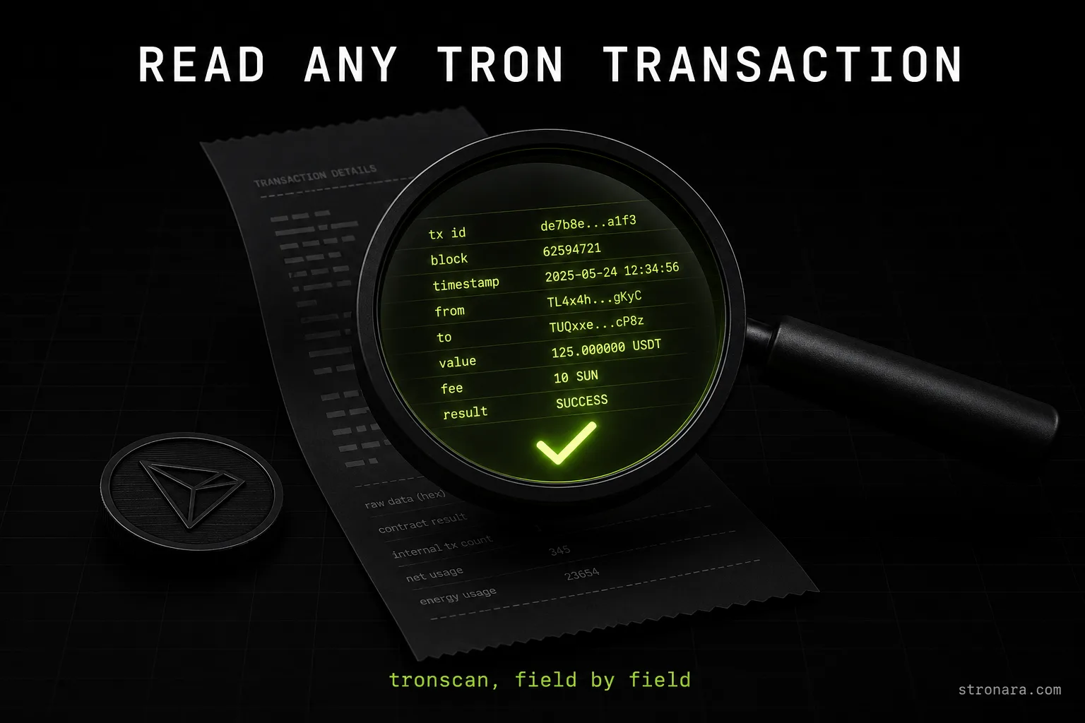 How to Read Tronscan Transaction: Verify Your USDT Fee