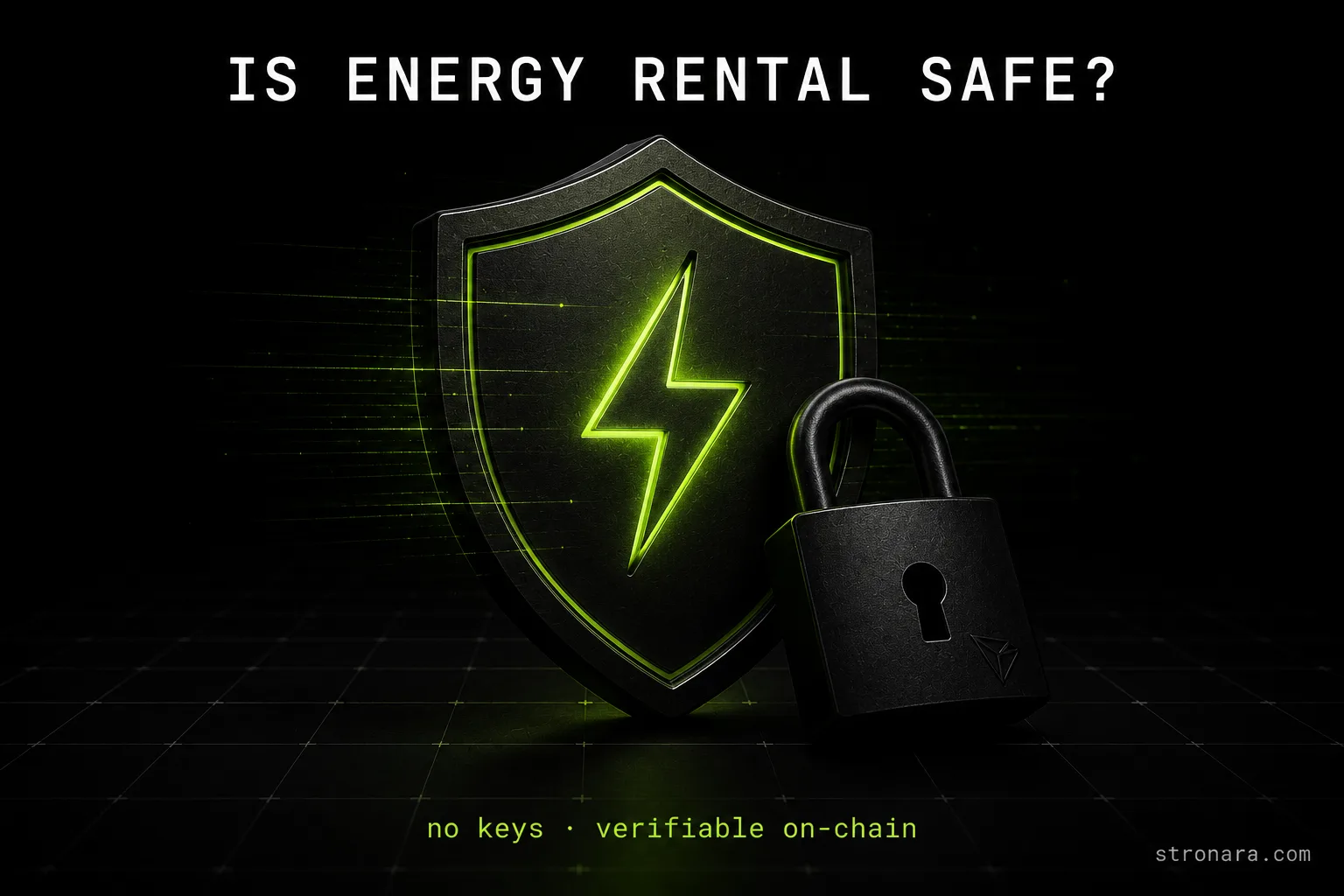 Is TRON Energy Rental Safe? What a Legit Service Can Access